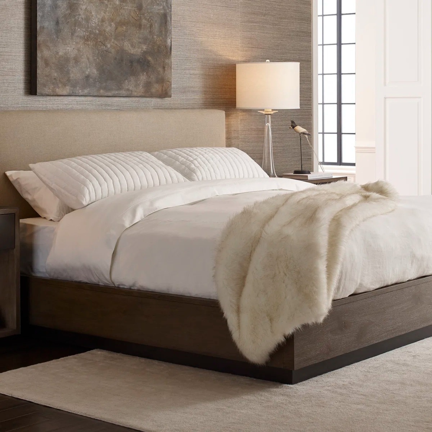 Brownstone Baldwin Upholstered Bed King Bed - image-2