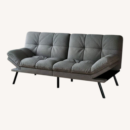Used Convertible Futon Sofa Bed – Dark Grey for sale on AptDeco