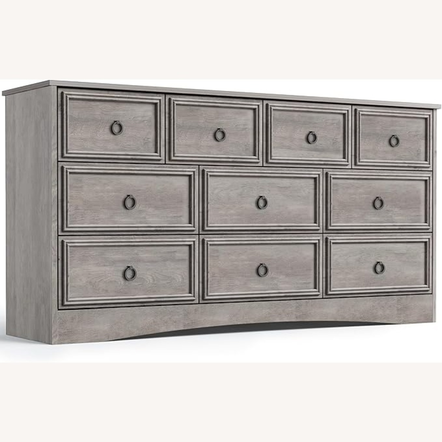 LGHM Light Gray Wood Dresser - image-4
