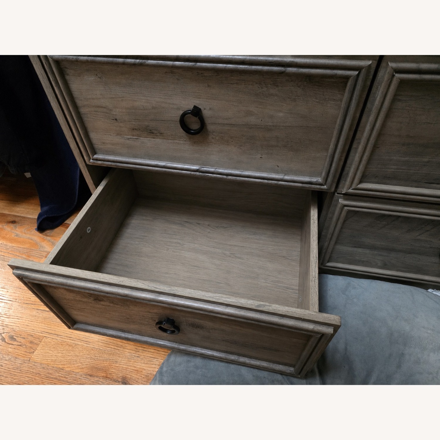 LGHM Light Gray Wood Dresser - image-3