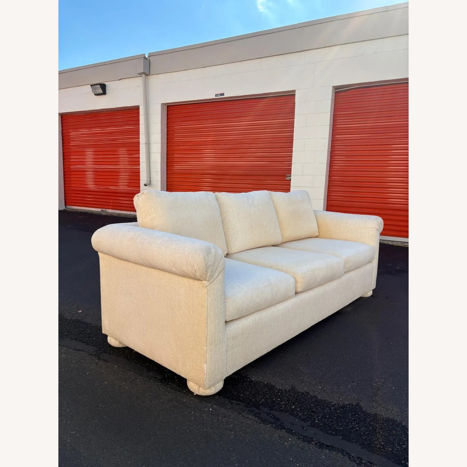 Mason-Art Cream Upholstered Sofa - image-3