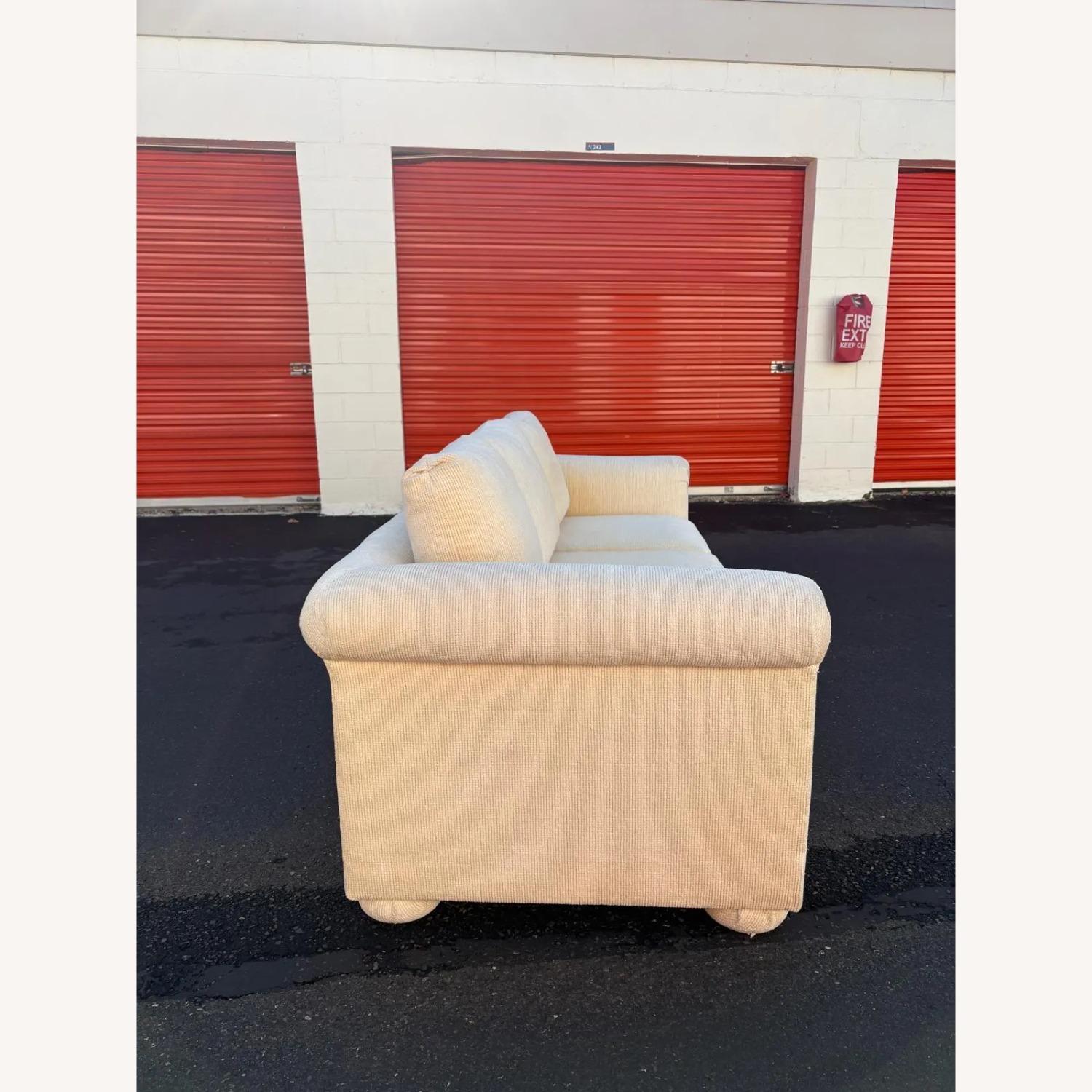 Mason-Art Cream Upholstered Sofa - image-4