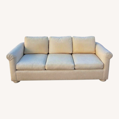Used Mason-Art Cream Upholstered Sofa for sale on AptDeco