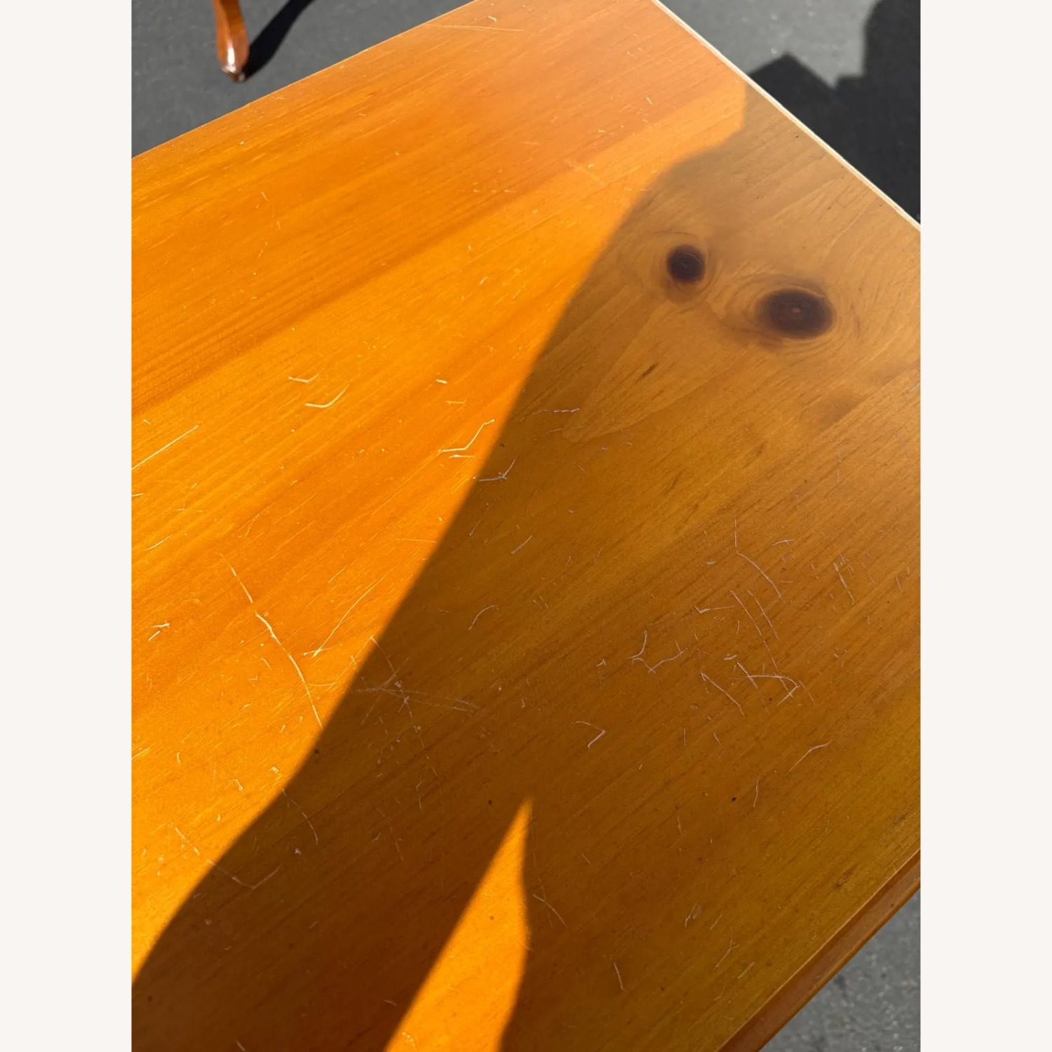 Knotty Pine Console Table - image-5