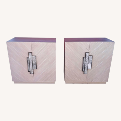 Used Pair of Mid-Century Modern Cabinets by Uttermost for sale on AptDeco
