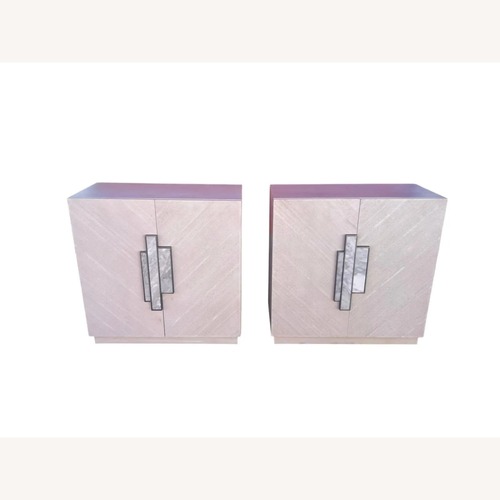 Used Pair of Mid-Century Modern Cabinets by Uttermost for sale on AptDeco