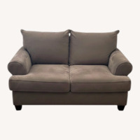 Dark Gray Fabric 2 Seater Sofa