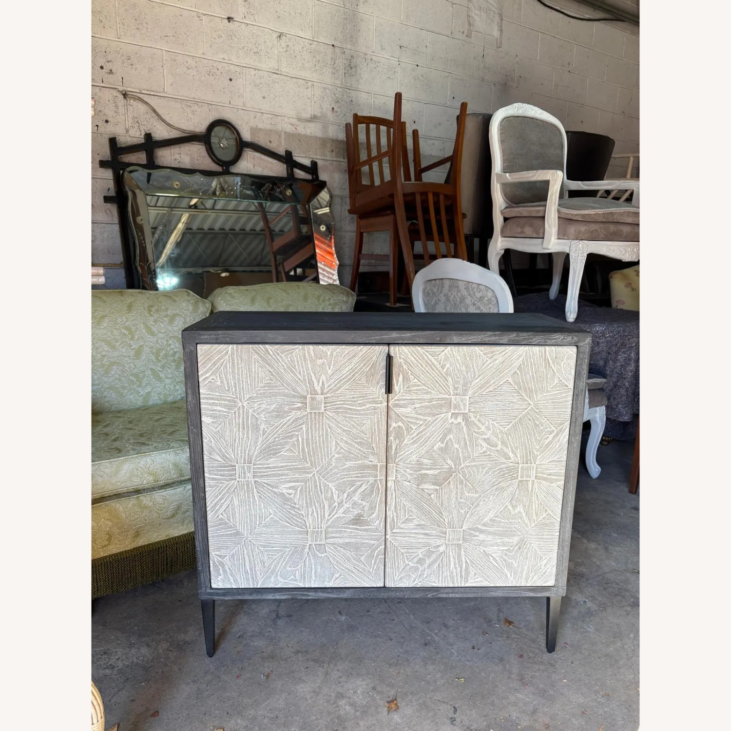 Uttermost Carved Wood Accent Cabinet - image-2