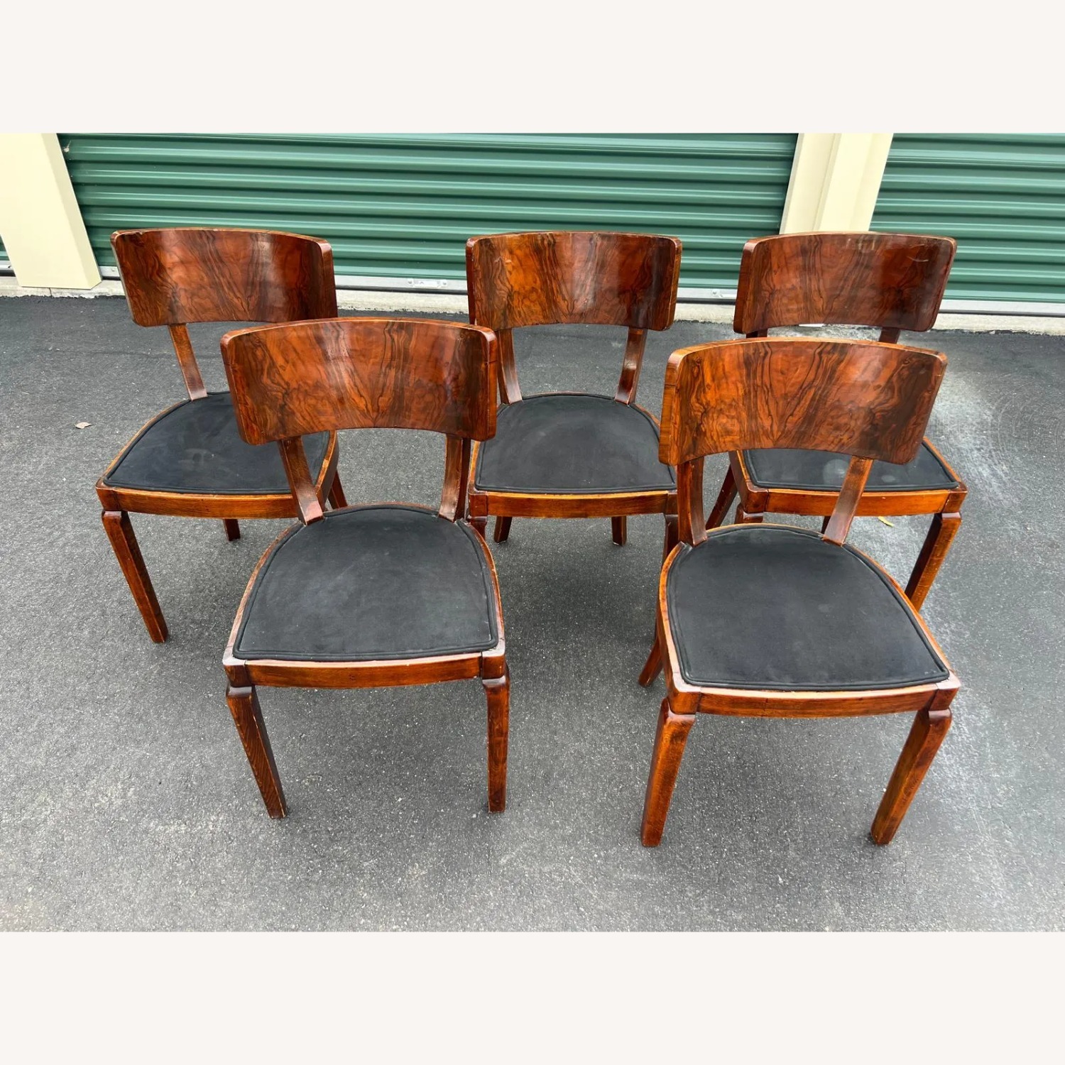 Biedermeier Style Dining Chairs (Set of 5) - image-4