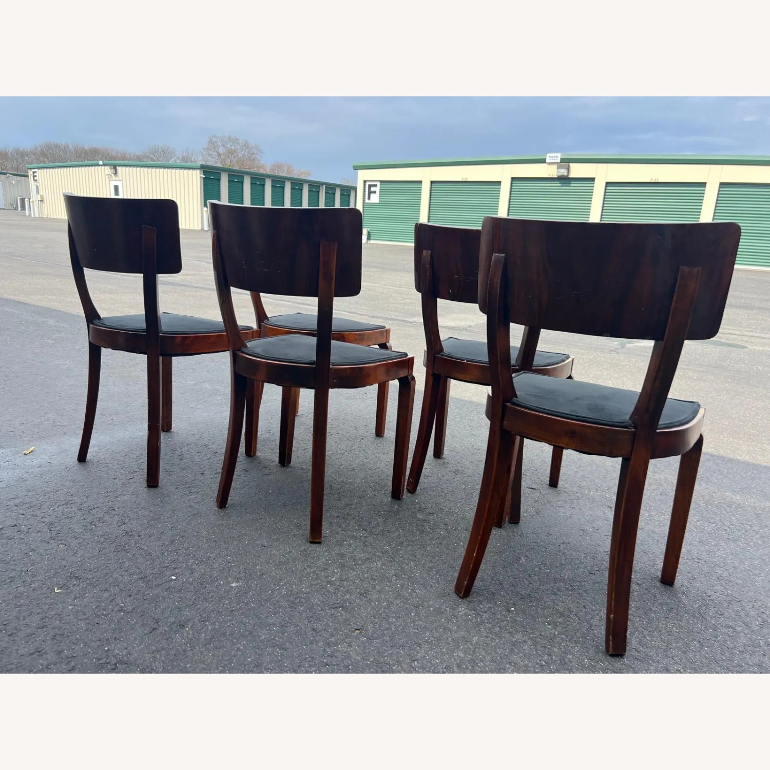 Biedermeier Style Dining Chairs (Set of 5) - image-3