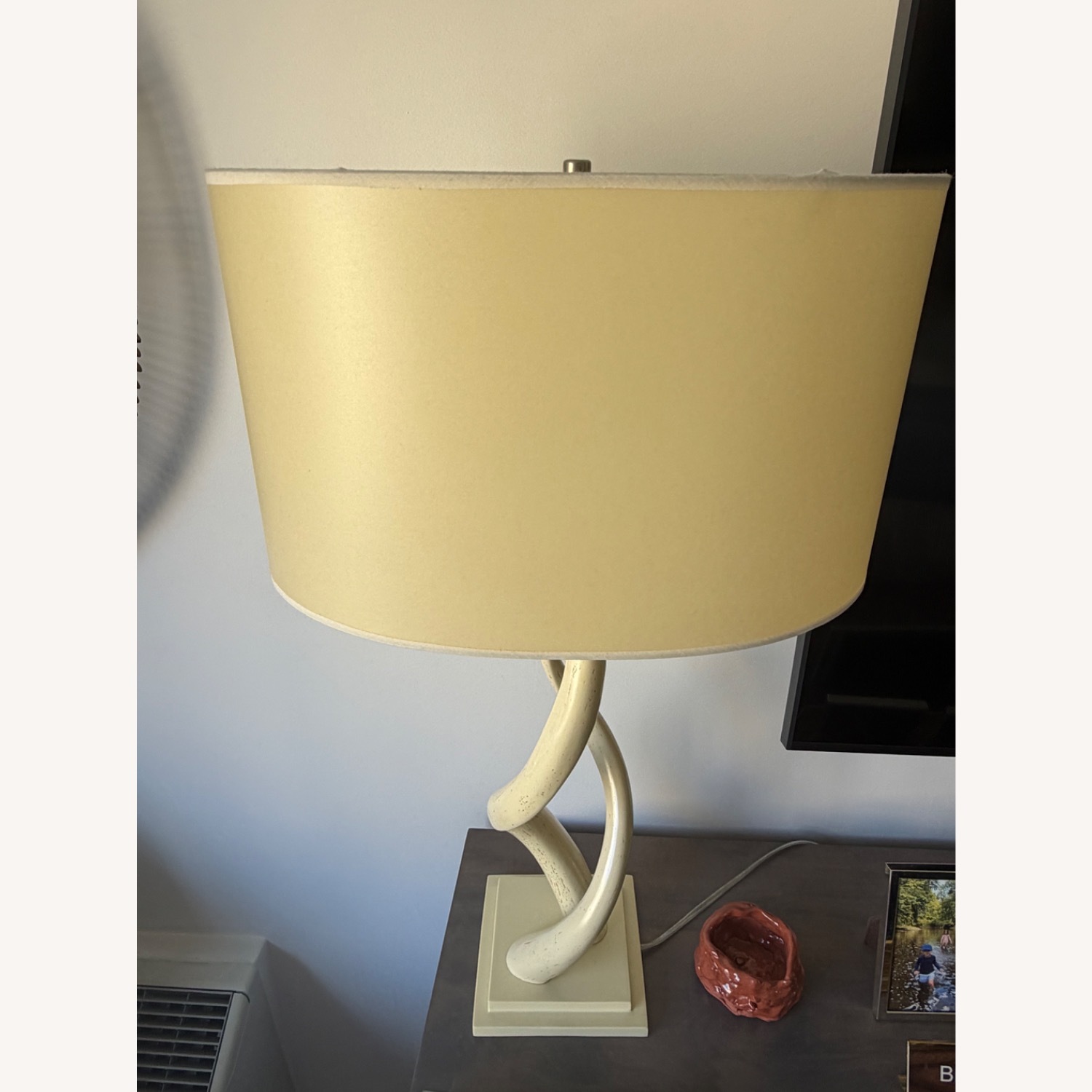 ABC Carpet and Home White Wood Table Lamp - image-2