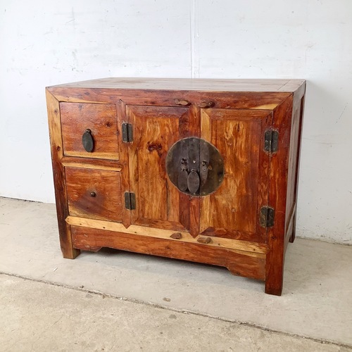 Used Antique Chinese Provincial Elmwood Cabinet for sale on AptDeco