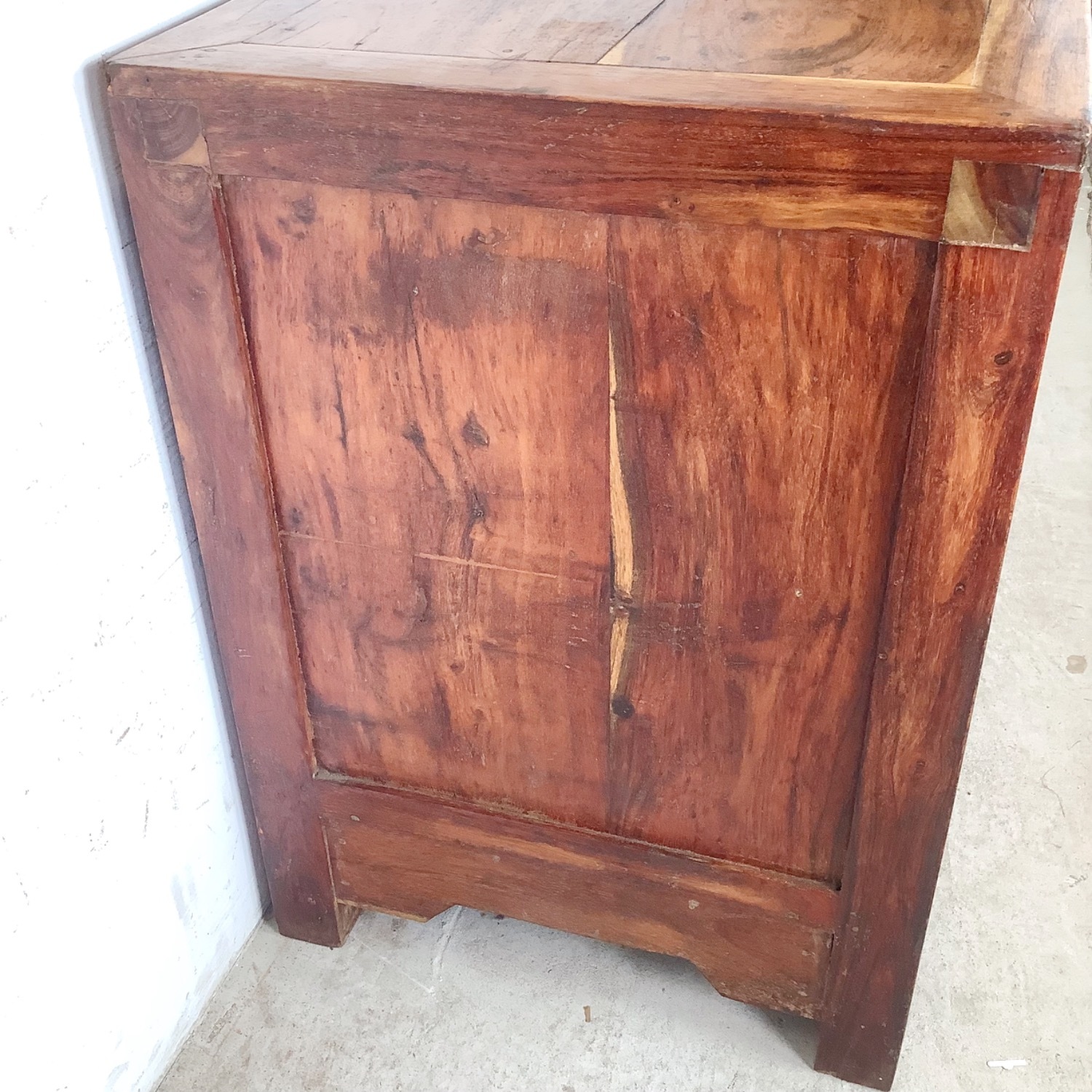 Antique Chinese Provincial Elmwood Cabinet - image-11