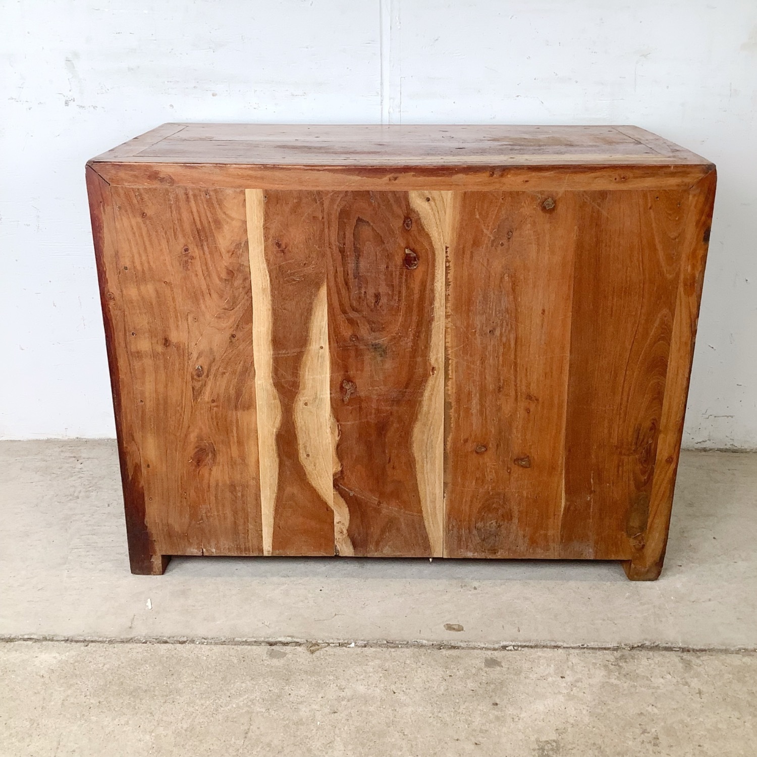 Antique Chinese Provincial Elmwood Cabinet - image-10