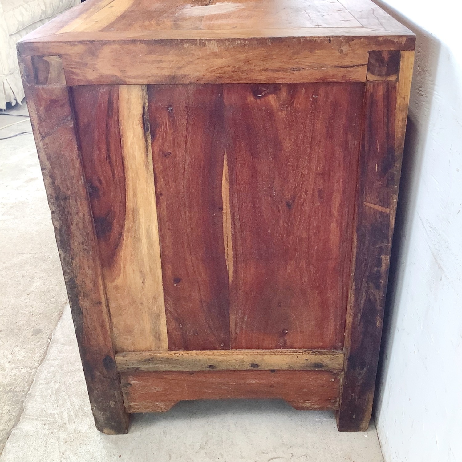 Antique Chinese Provincial Elmwood Cabinet - image-12