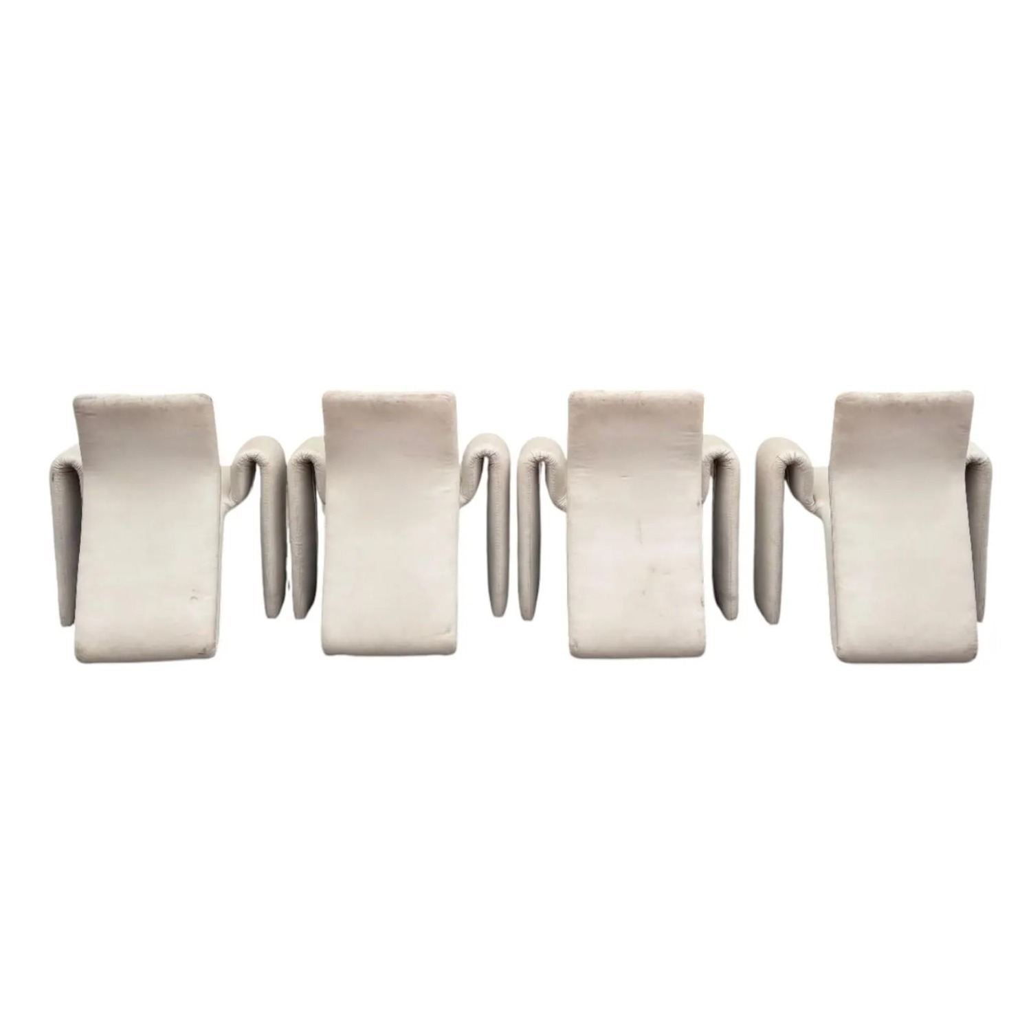 Set of 4 Postmodern Steve Leonard Chair - image-5