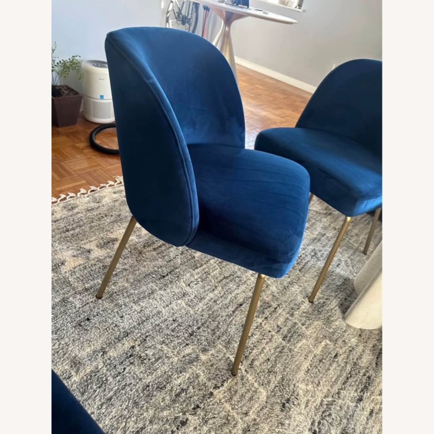 Interior Define Graham Blue Dining Chairs - image-2