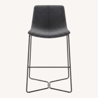 West Elm Gray Slope Counter Stools (Set of 3)