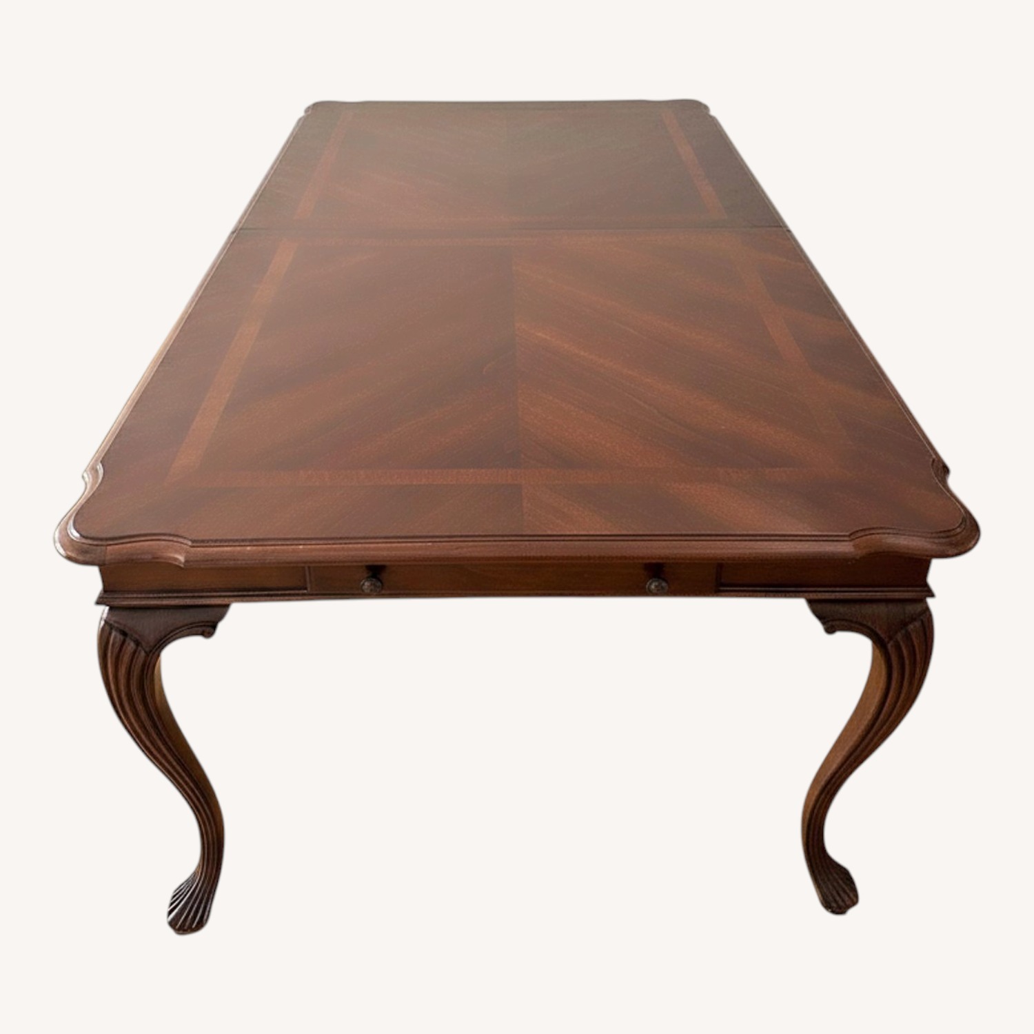 American Drew Extendable Wood Dining Table - image-3