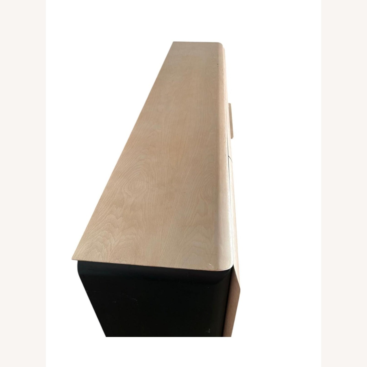 Contemporary Bleached Oak Credenza - image-3