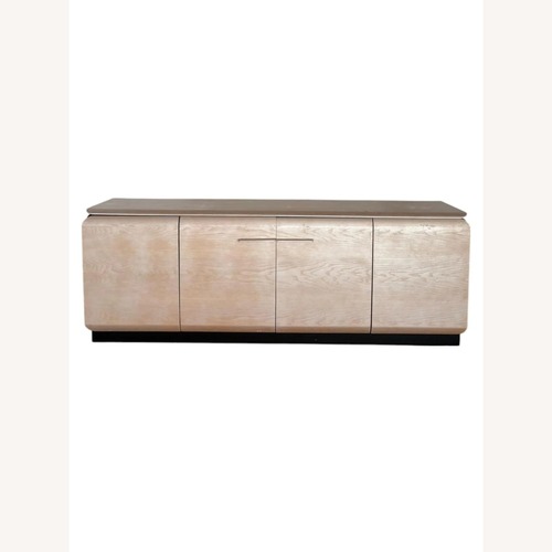 Used Contemporary Bleached Oak Credenza for sale on AptDeco