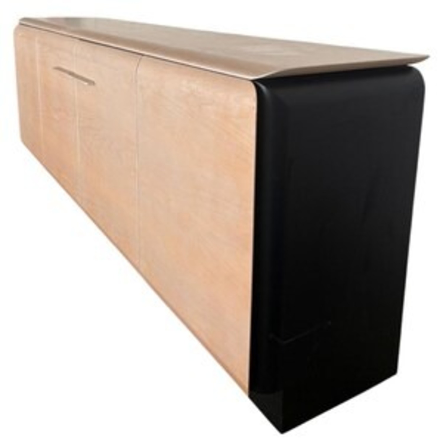 Contemporary Bleached Oak Credenza - image-9