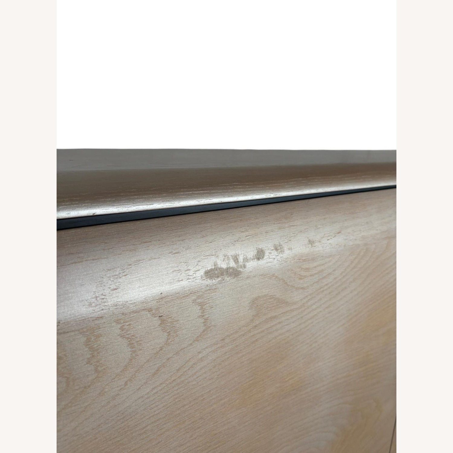 Contemporary Bleached Oak Credenza - image-8