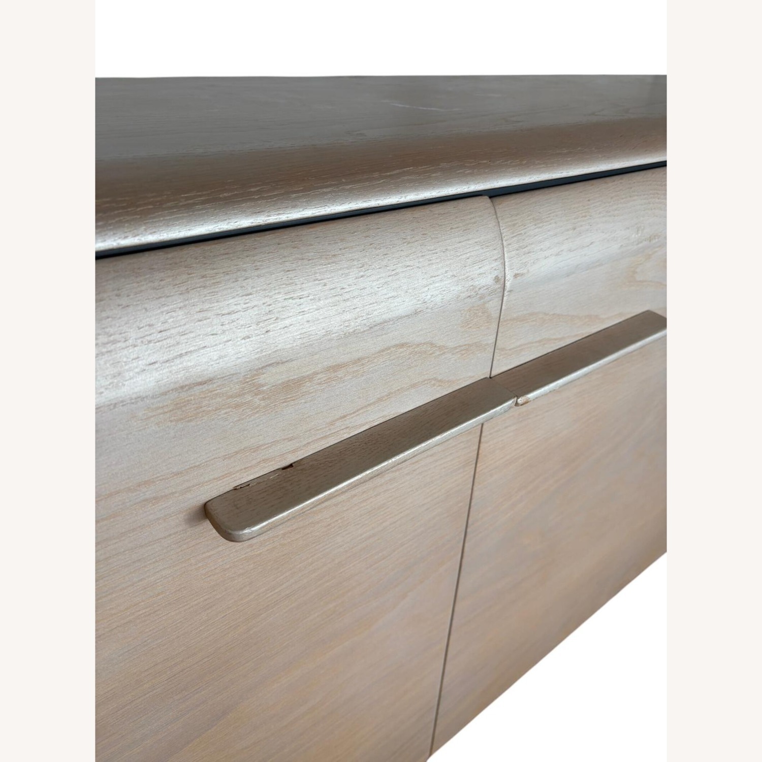 Contemporary Bleached Oak Credenza - image-5