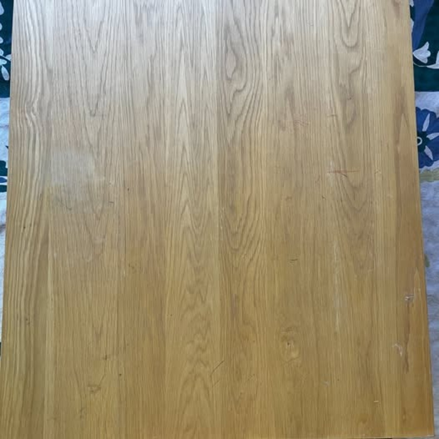 Crate & Barrel Vander Natural Oak Wood Storage Coffee Table - image-4