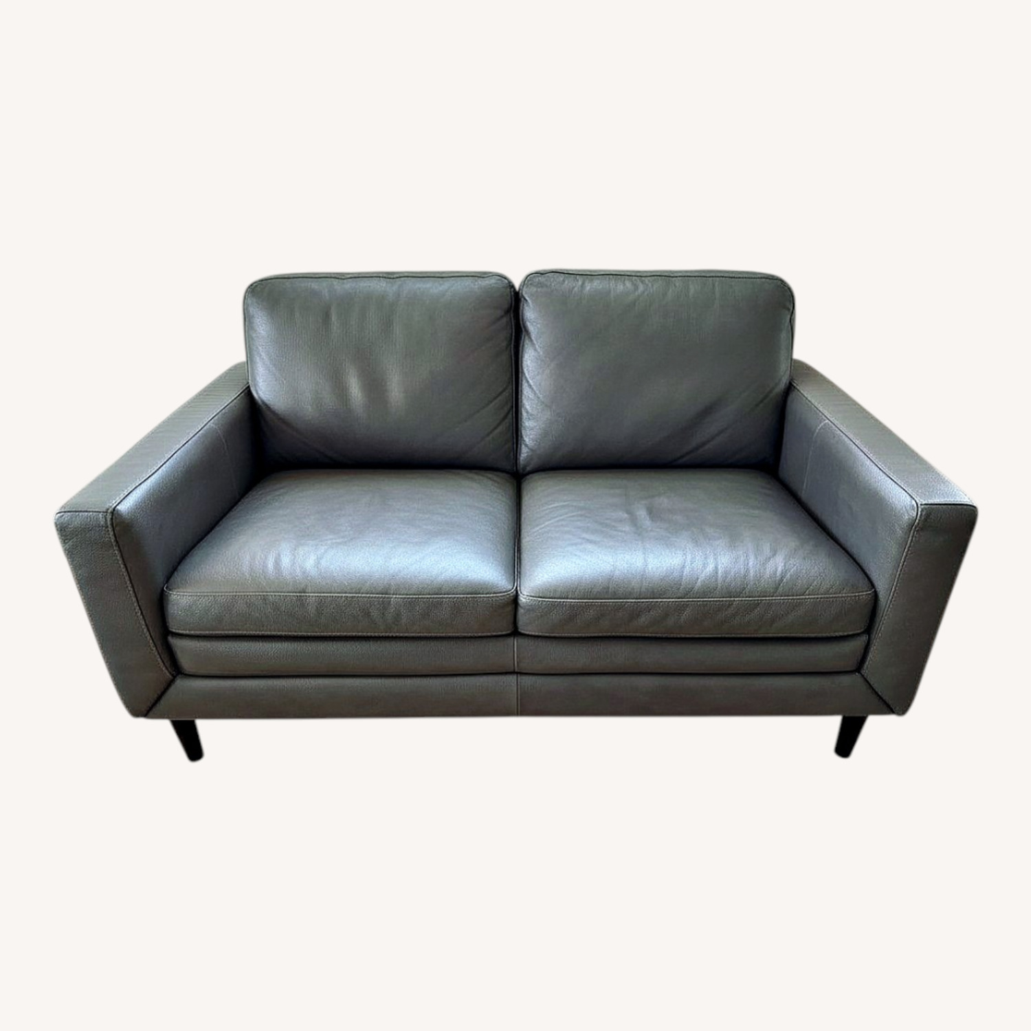 Dark Gray Loveseat - image-0