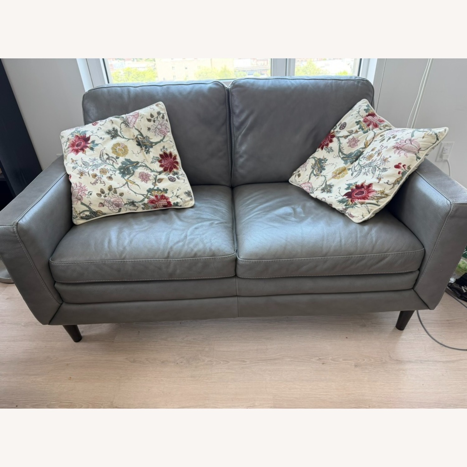 Dark Gray Loveseat - image-3