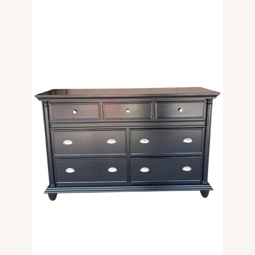 Used Modern Brands Black Wood Dresser for sale on AptDeco