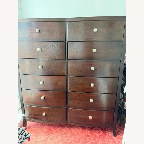 Used Vintage Stanley Furniture Dark Brown Dresser for sale on AptDeco
