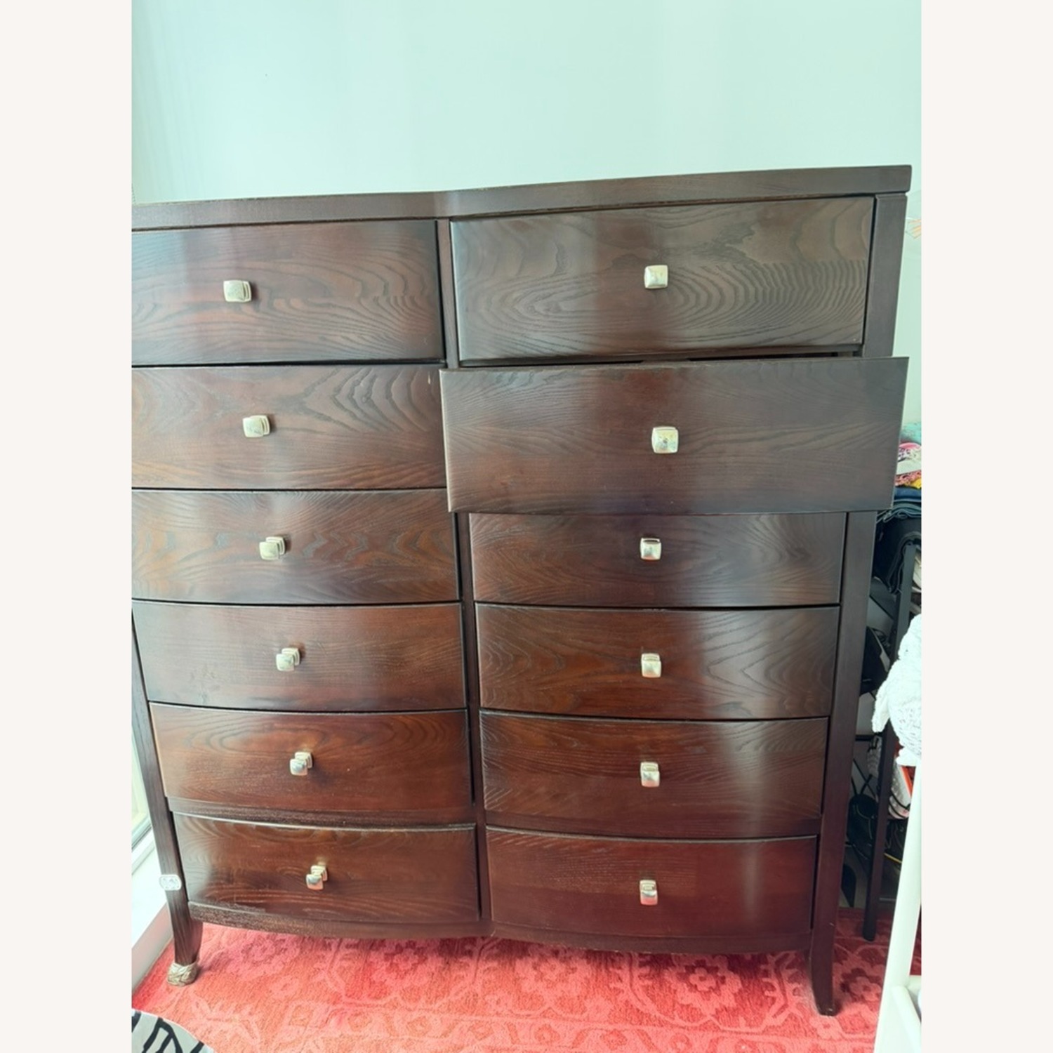 Vintage Stanley Furniture Dark Brown Dresser - image-2