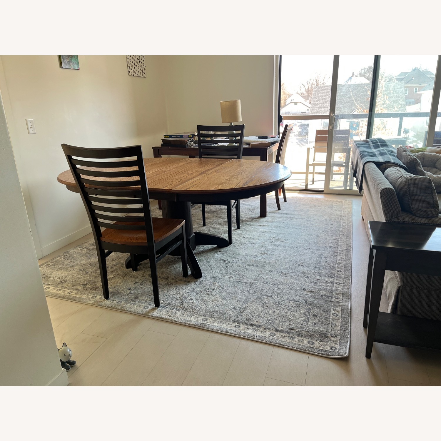 HOM Furniture Light Brown Wood Dining Table - image-3
