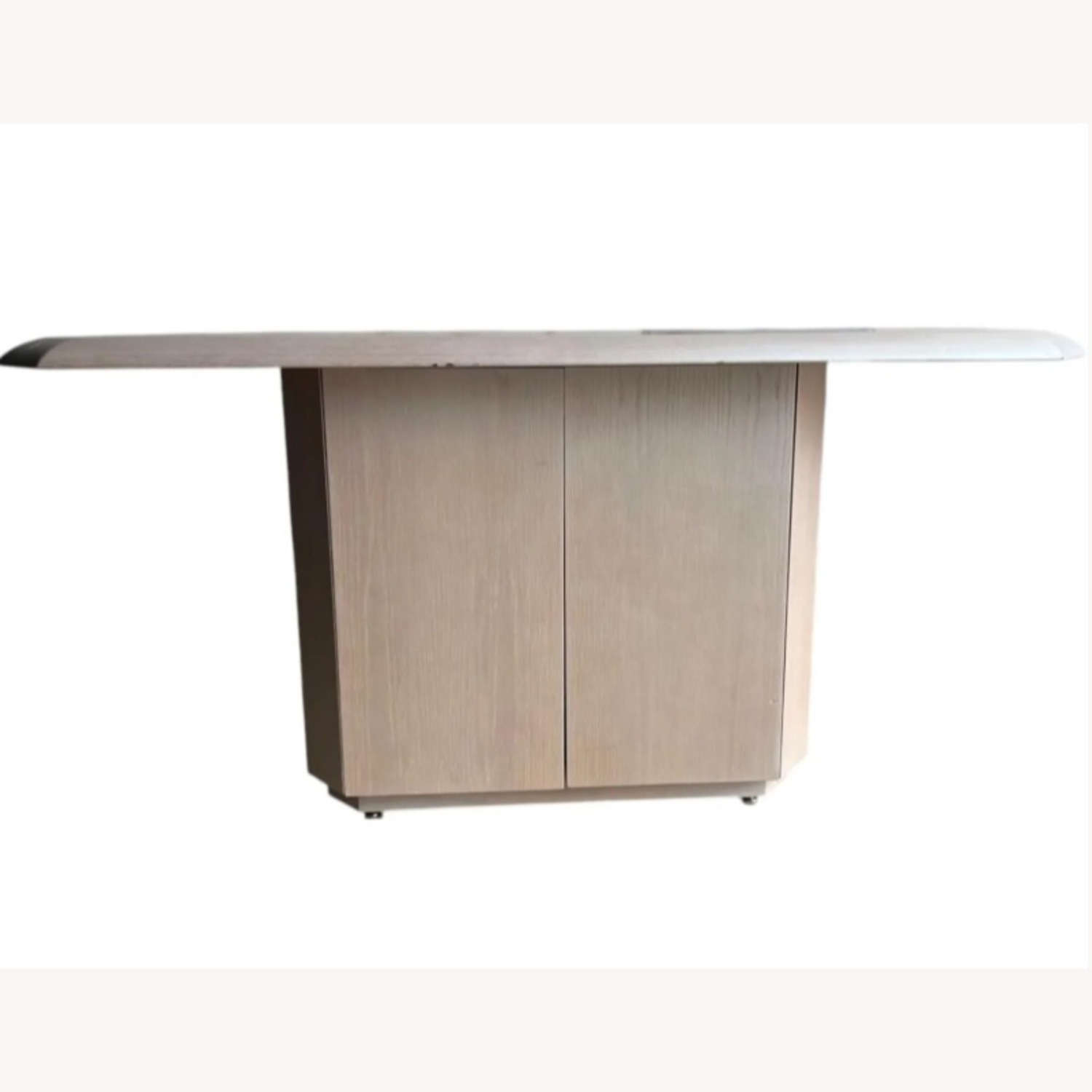 Modern White Oak Console Cabinet - image-1