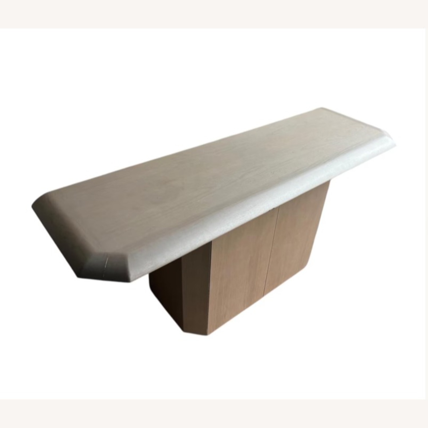 Modern White Oak Console Cabinet - image-3