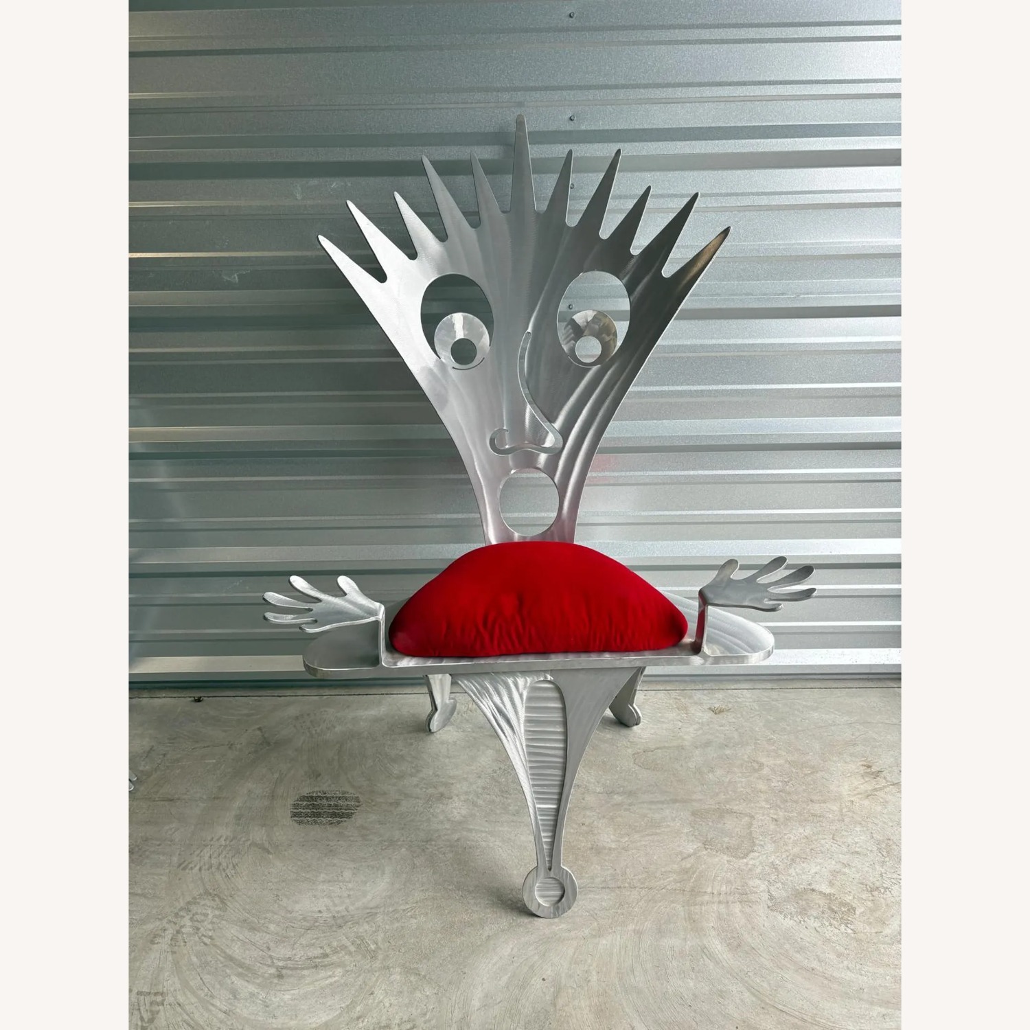 Exclamation’ Aluminum Armchair - image-1