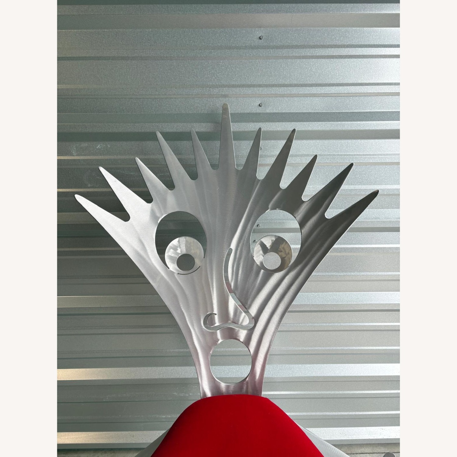 Exclamation’ Aluminum Armchair - image-6