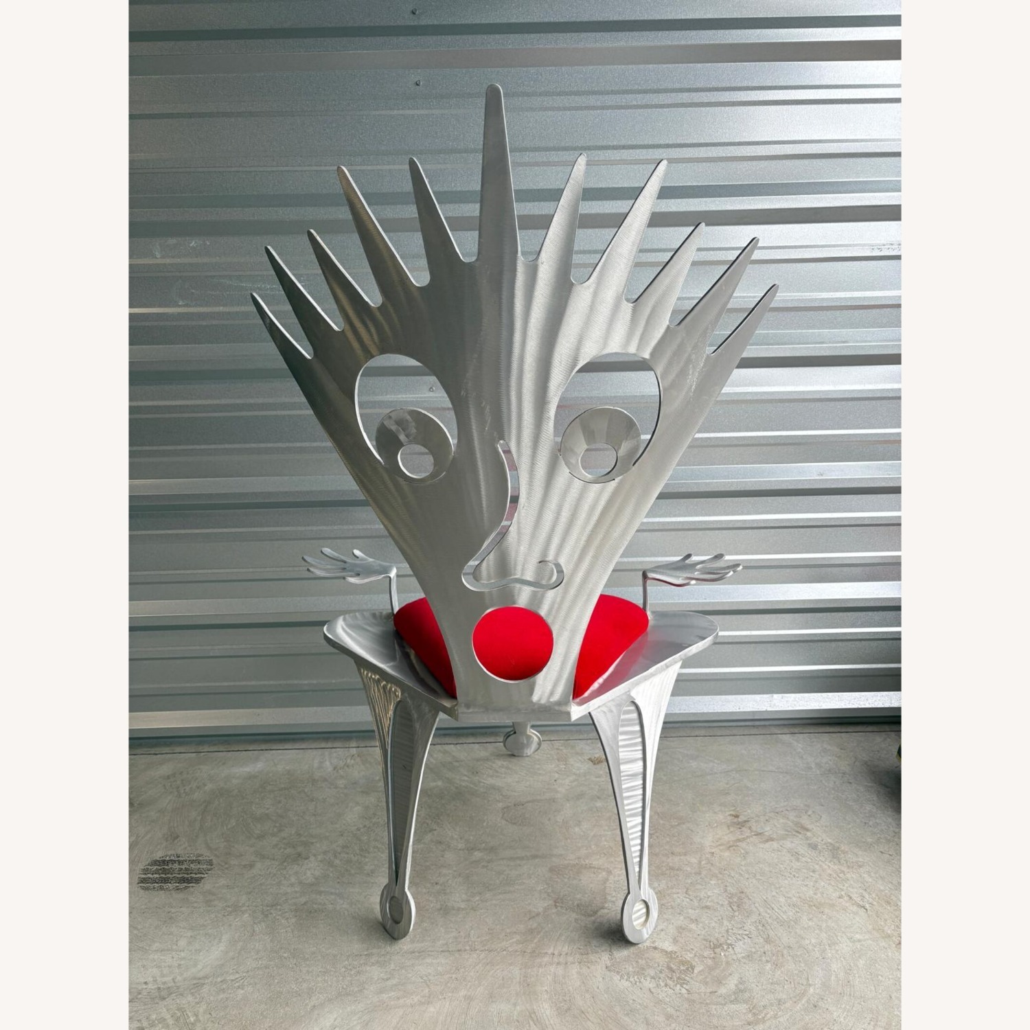 Exclamation’ Aluminum Armchair - image-9