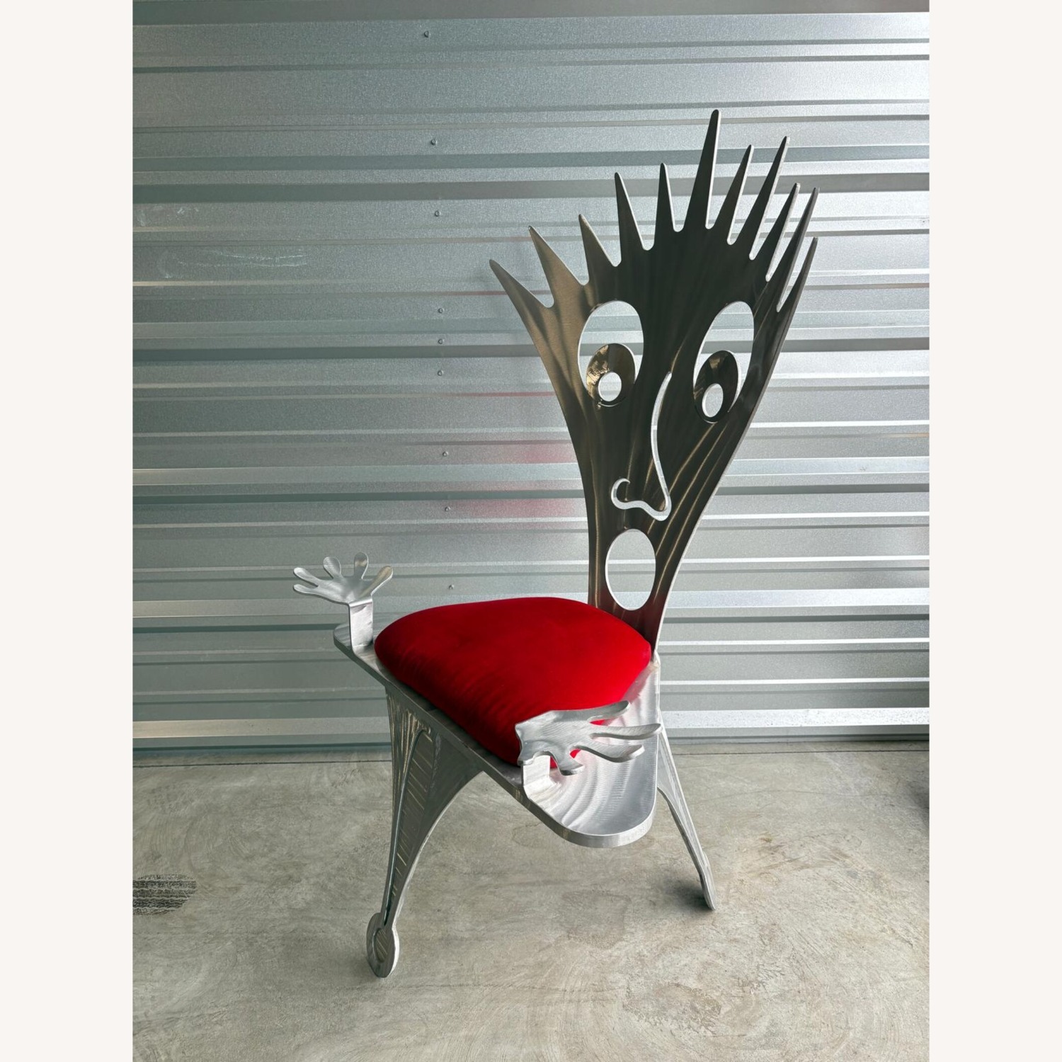 Exclamation’ Aluminum Armchair - image-4