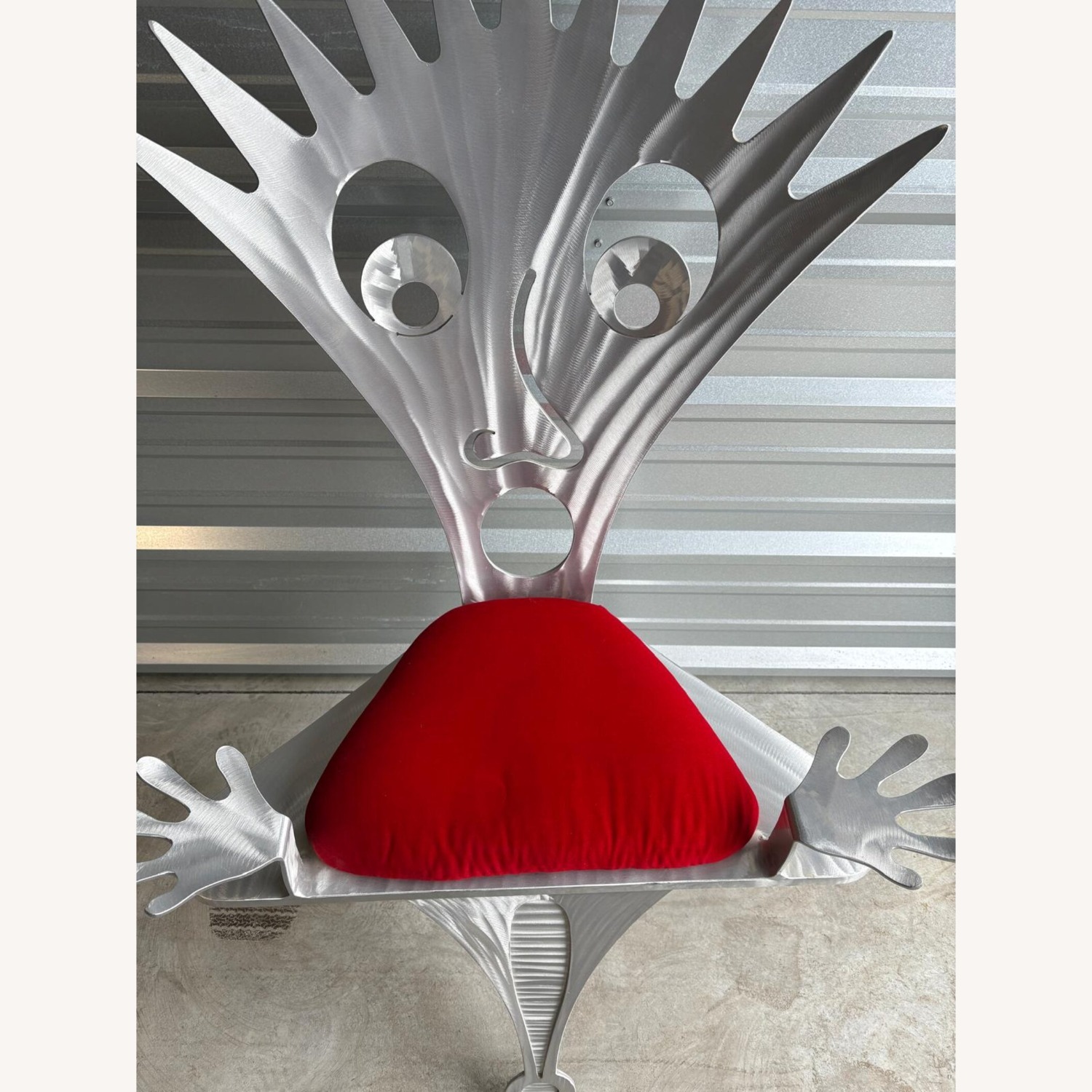 Exclamation’ Aluminum Armchair - image-2
