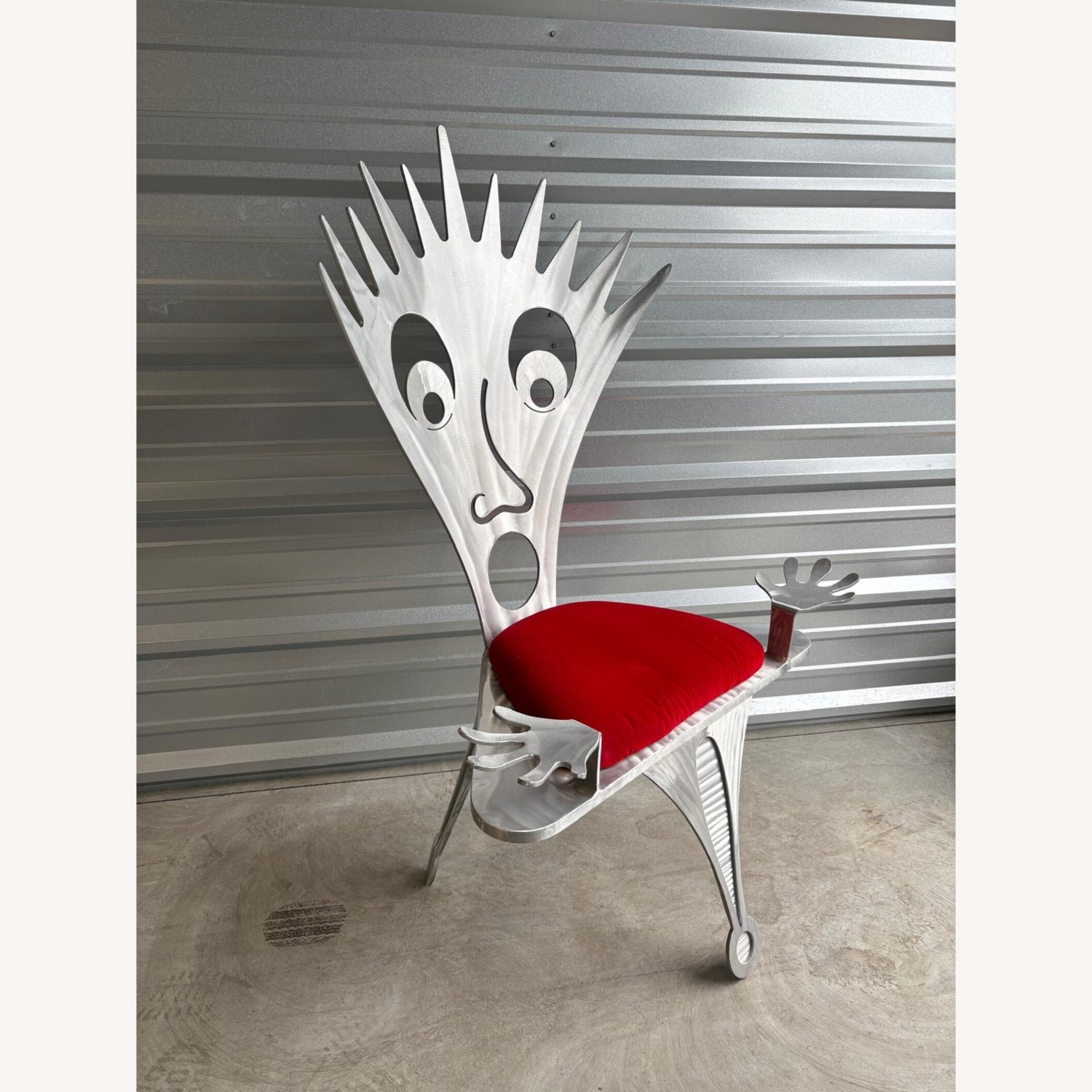 Exclamation’ Aluminum Armchair - image-3