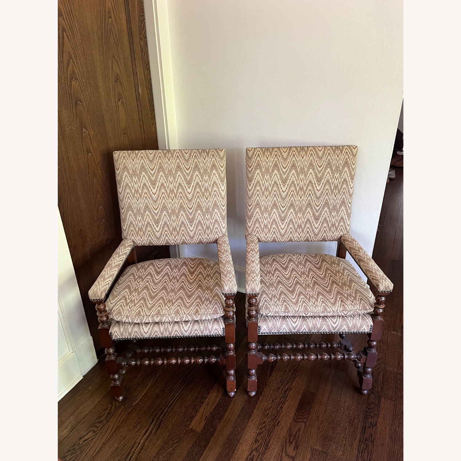Pair of Louis XIII Style Armchair - image-1