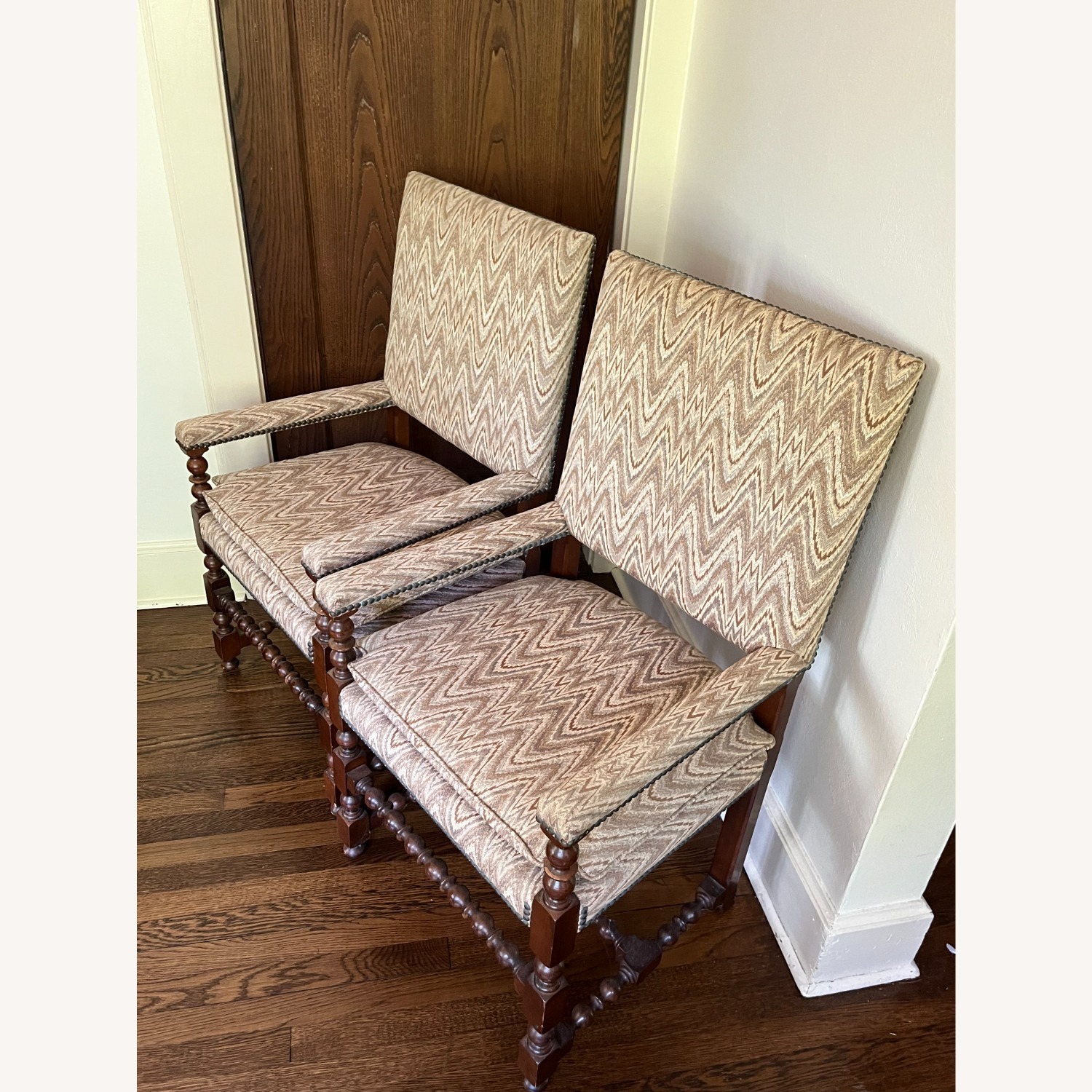 Pair of Louis XIII Style Armchair - image-2