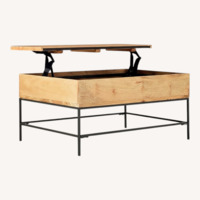 West Elm Industrial Storage Pop-Up Coffee Table