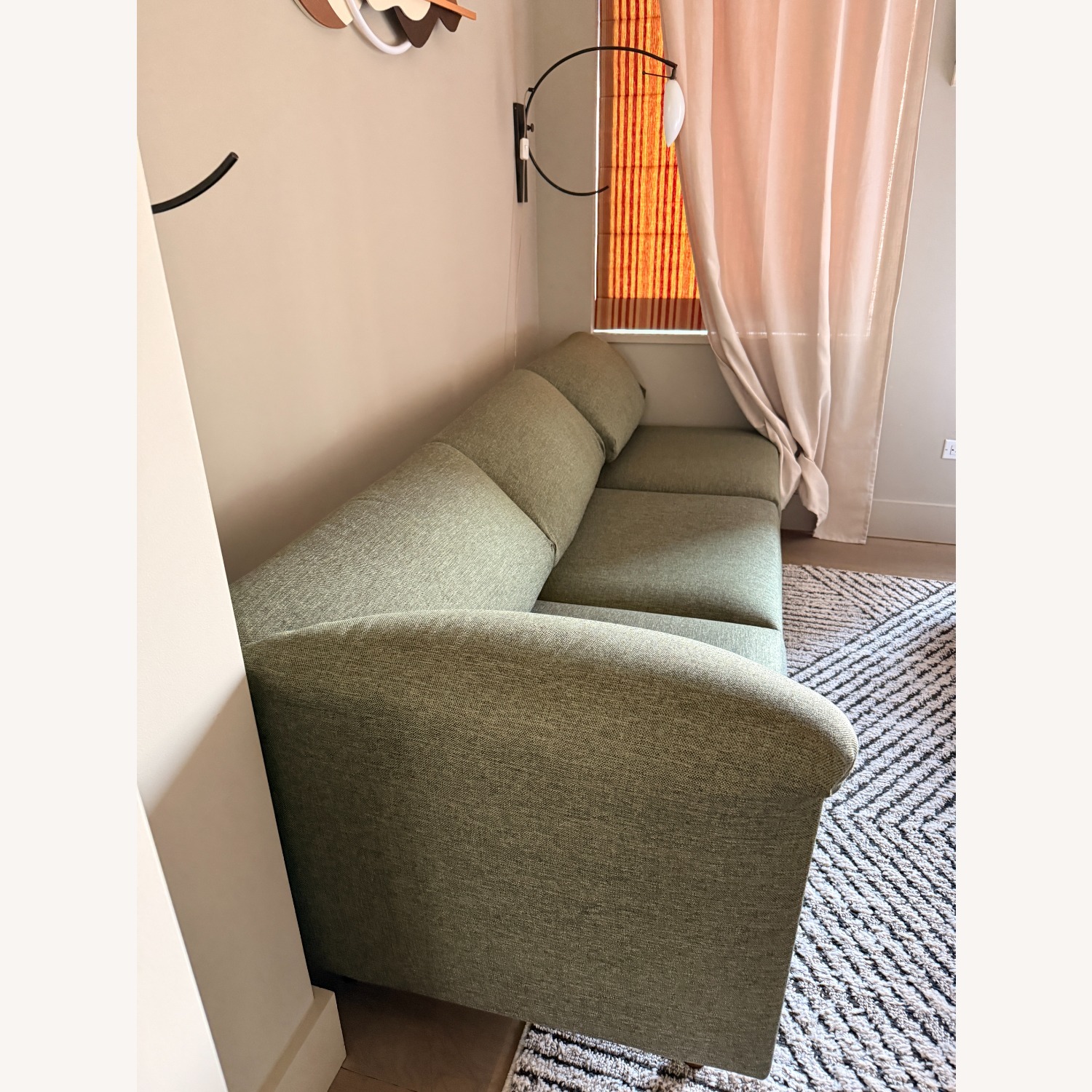 Burrow Range Green Sleeper Sofa - image-2