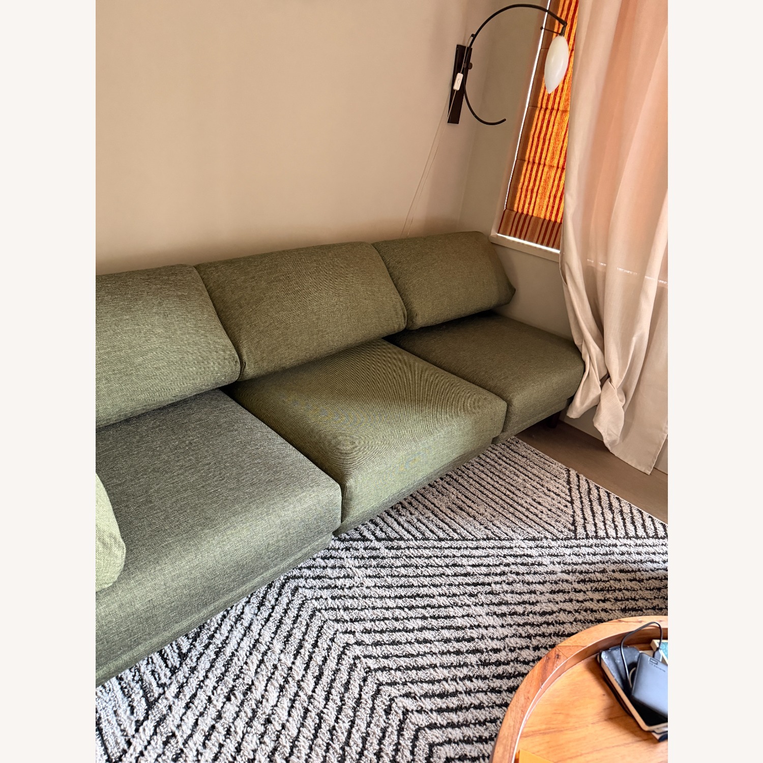 Burrow Range Green Sleeper Sofa - image-3