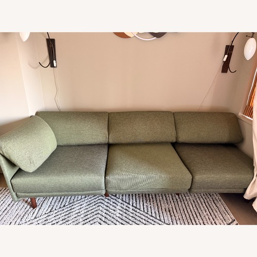 Used Burrow Range Green Sleeper Sofa for sale on AptDeco