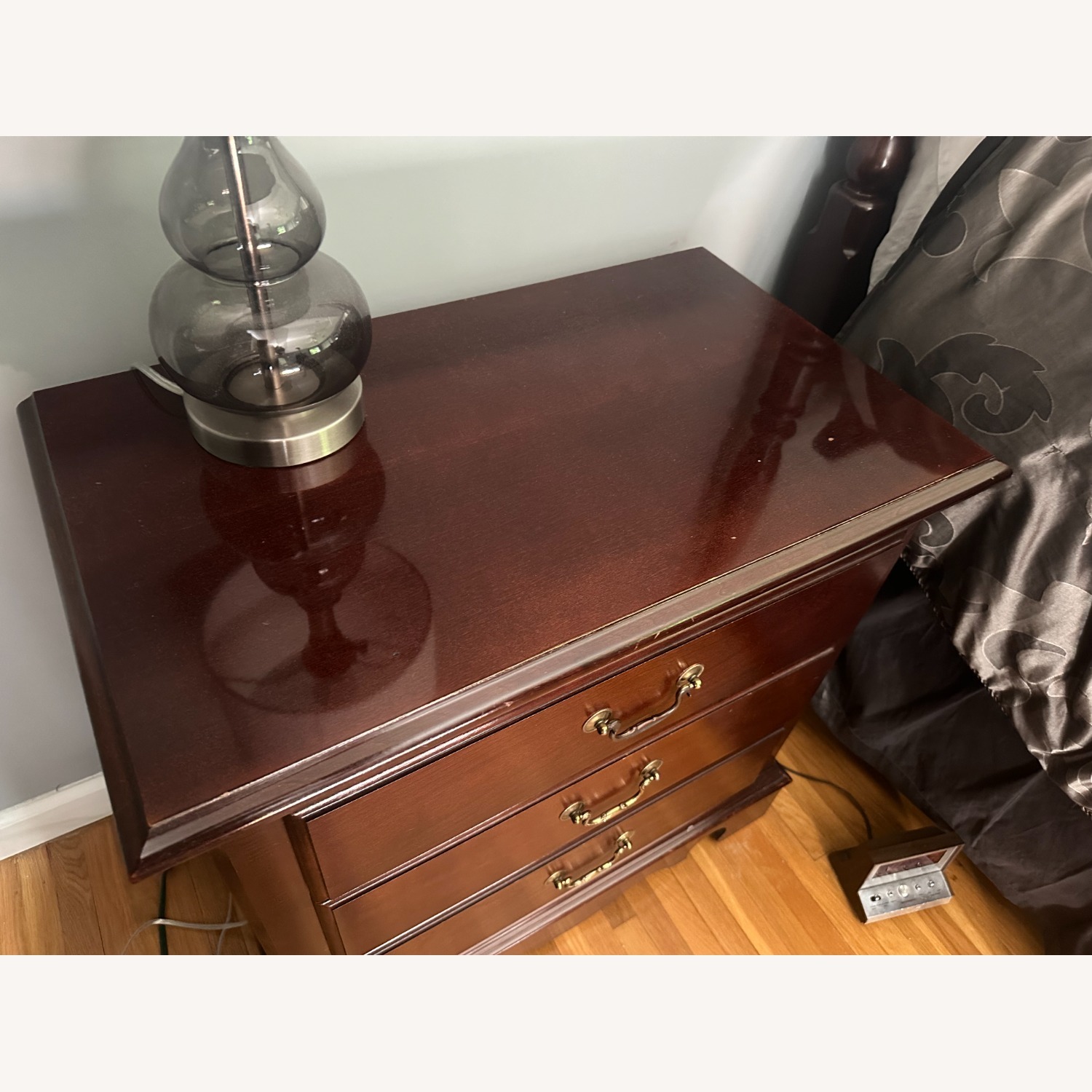 Thomasville Solid Cherry Nightstands (2) - image-2